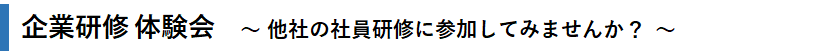 ロジクエスト　企業研修体験会